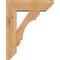 Ekena Millwork Olympic Slat Smooth Bracket w/ Offset Brace, Western Red Cedar, 5 1/2"W x 16"D x 20"H BKT0604X16X20OLY06SWR - alternate 3